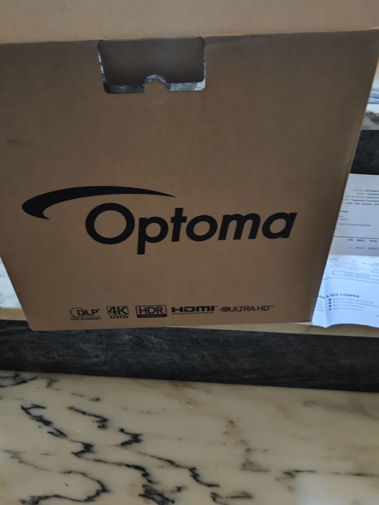 Projector optoma UHD 35 4k Ultra HD nativo, fatura e garantia