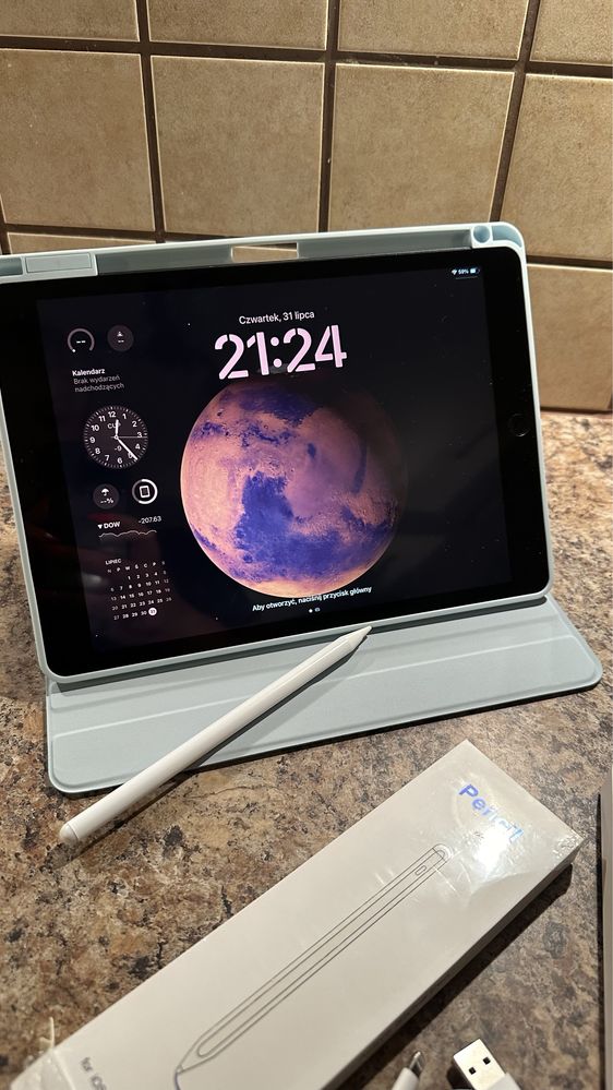 Tablet iPad Apple Retina 10” + NOWY RYSIK - Touch ID - PROCREATE