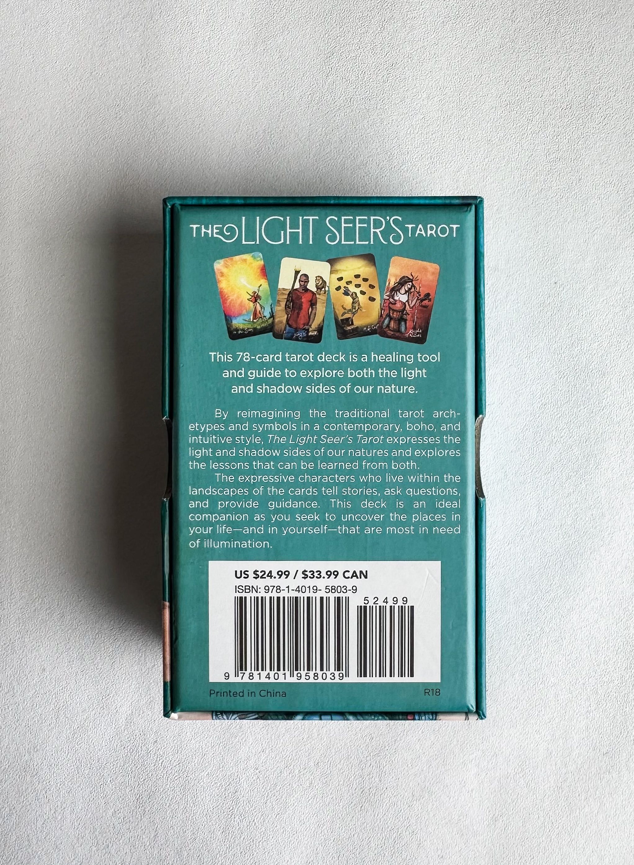 Karty Tarota Light Seer's Tarot ORYGINALNE - karty do wróżenia Oracle