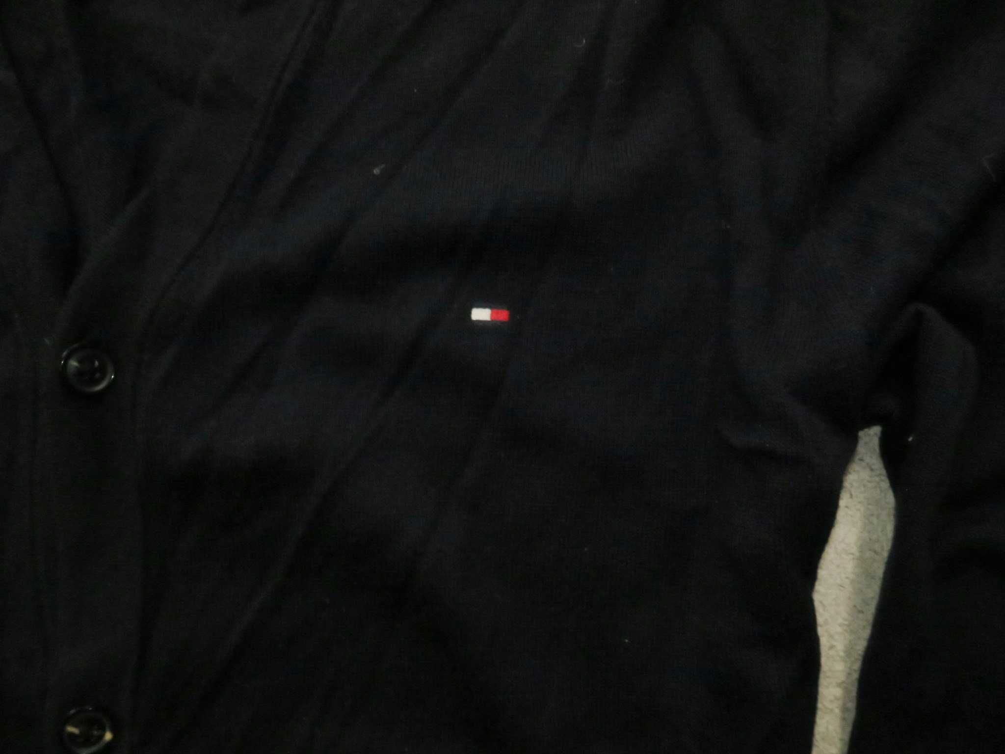 Tommy Hilfiger sweter kardigan z jedwabiem XXL