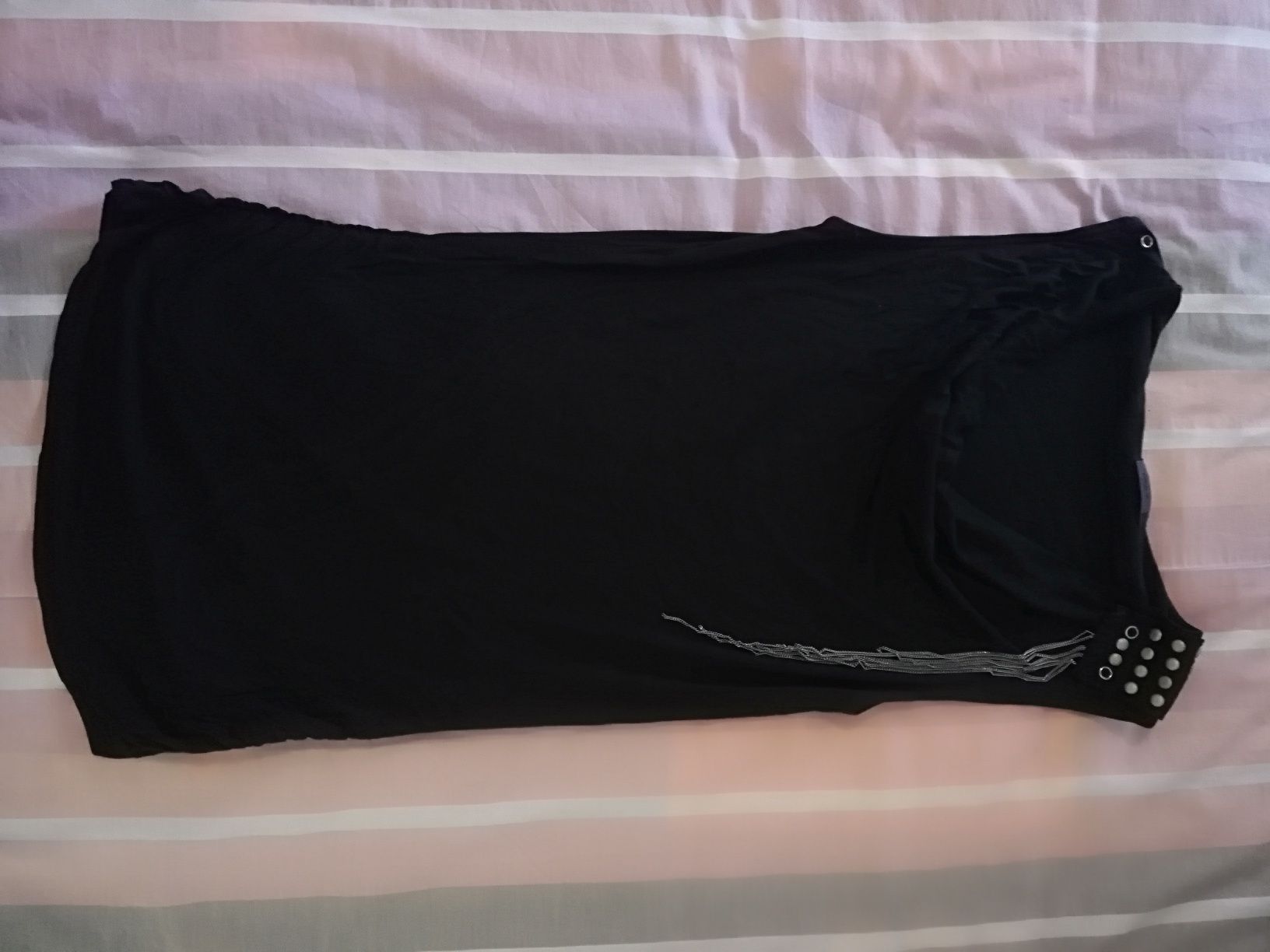 Blusa / túnica com correntes no ombro