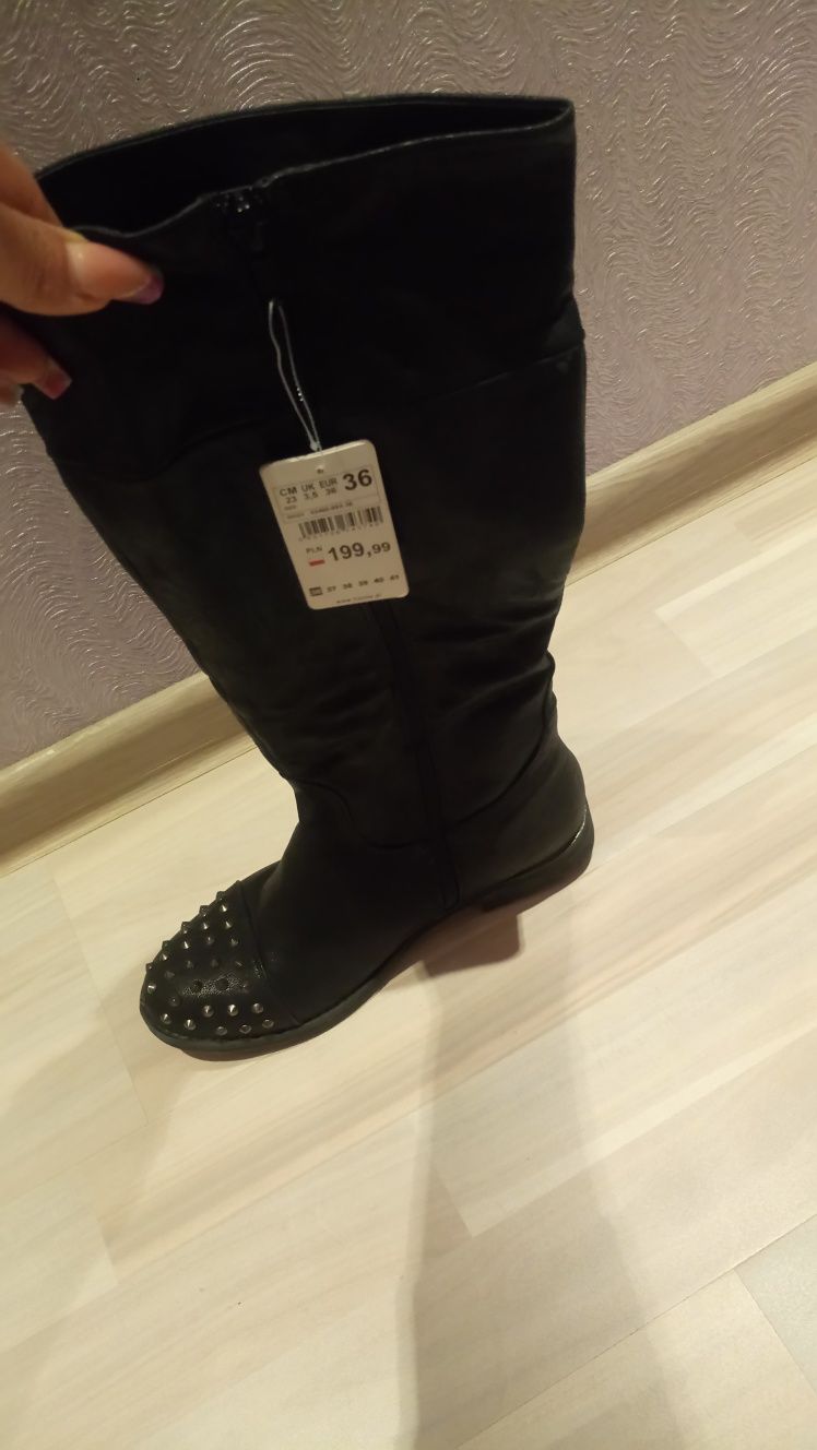 Сапоги осень новые "Dior", ботинки “Givenchy” кожа