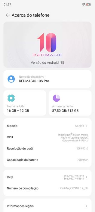 ZTE Nubia Redmagic 10s Pro e REDMAGIC VC Cooler 6 Pro