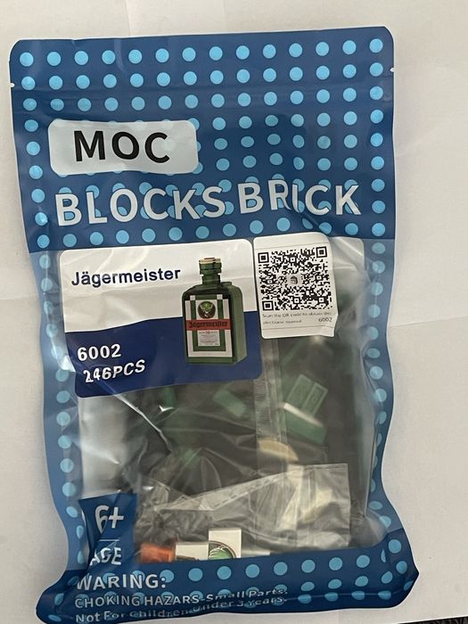 Klocki butelka jagermeister