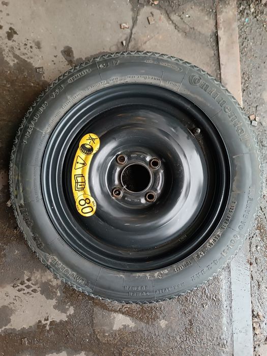Koło dojazdowe 125/80/15 Ford Fiesta Fusion Courier Bmax Focus I 4x108