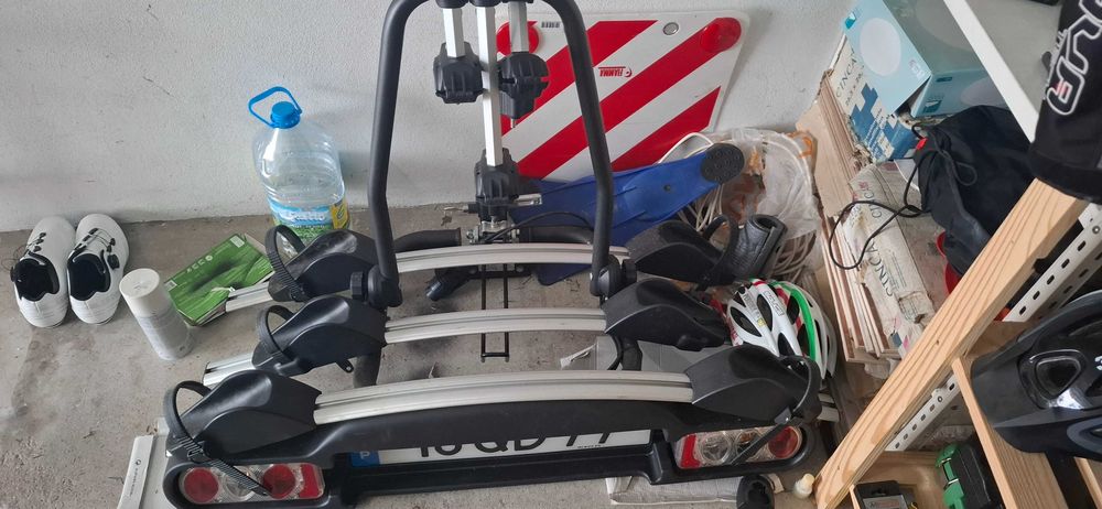 Suporte de bicicleta para bola de reboque