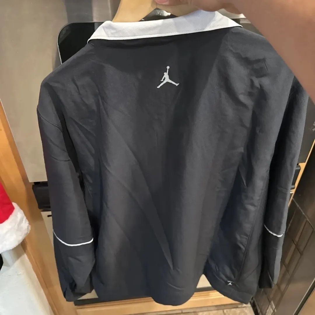 Nike Jordan Dri Fit Full Zip Track Jacket Black Jumpman Basketball