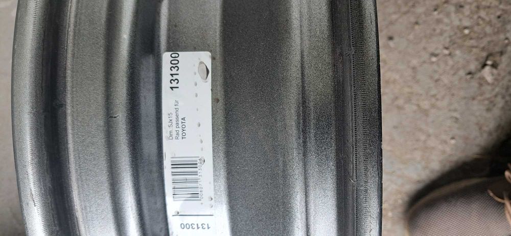 Felgi Toyota Yaris 15, 4X100 ET39