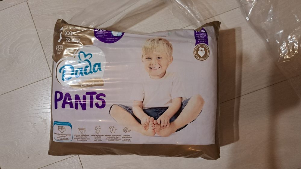 Pieluchy Pants Dada 7 34szt zamknięte