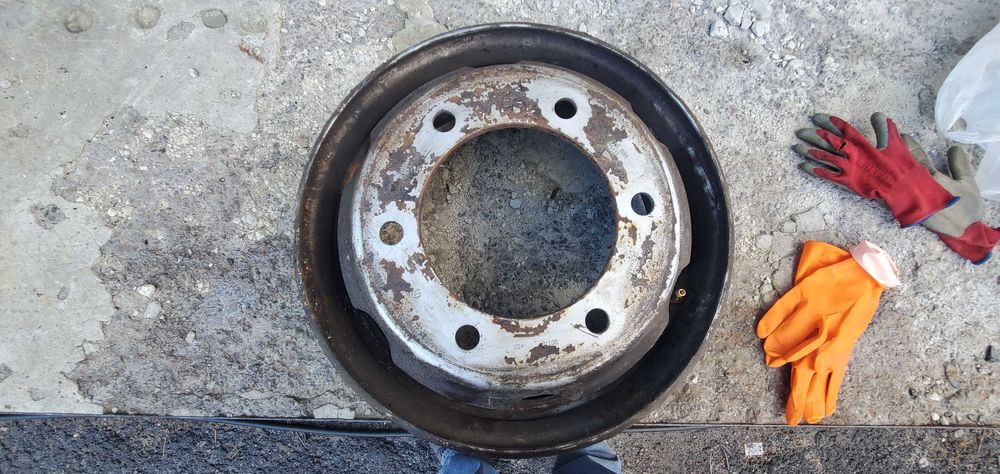 Диск 6 x 245, 6J R17,5 Mercedes Atego OS 131, DIA 202mm, Germany