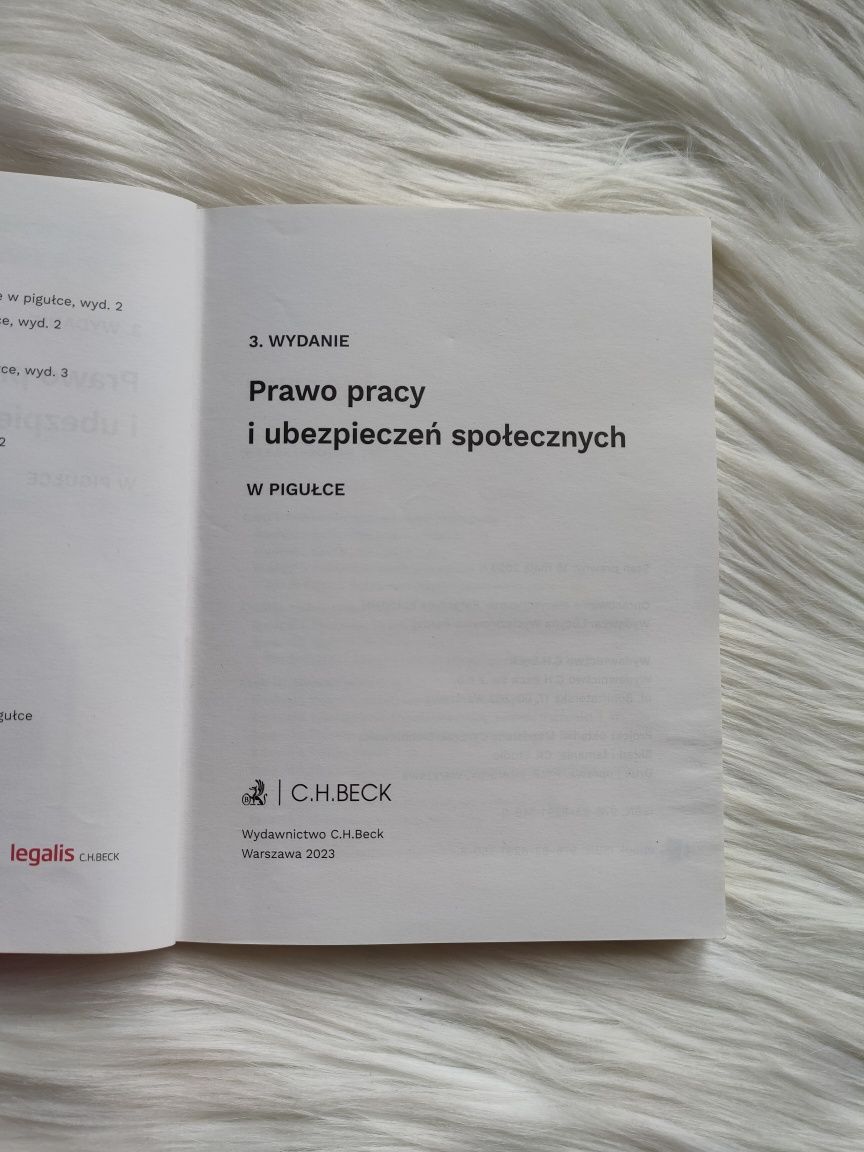 Prawo pracy i ubezpieczeń społecznych w pigułce wydanie 3