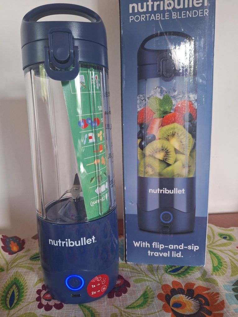 Blender Nutribullet blender osobisty, 475 ml granatowy