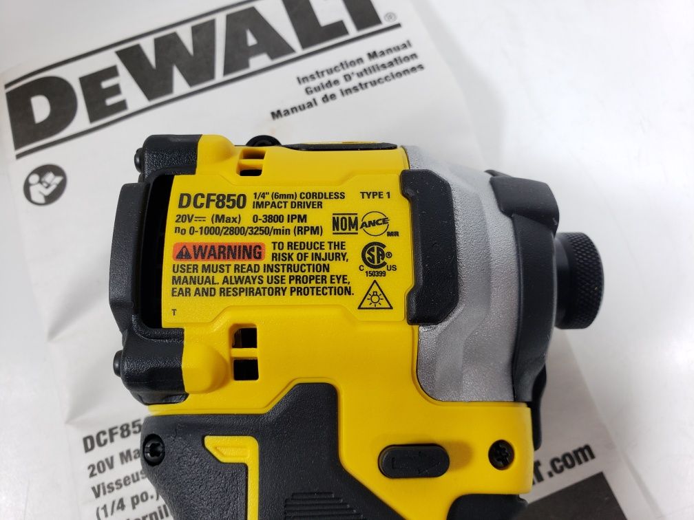 DeWALT DCF850 20V Безщітковий імпакт