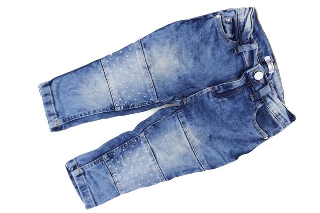Pepco baby spodnie krój jeans niebieskie 86 cm