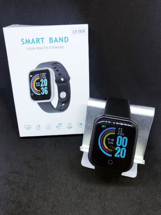 SmartWatch / Smartbracelet / Smartband Fitness, Saúde e desporto -Nova