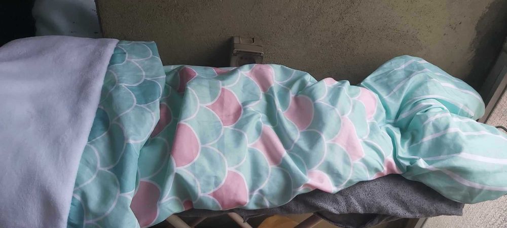 Cobertor/Manta/Saco de Dormir de Sereia "ALE-HOP" (Novo)
