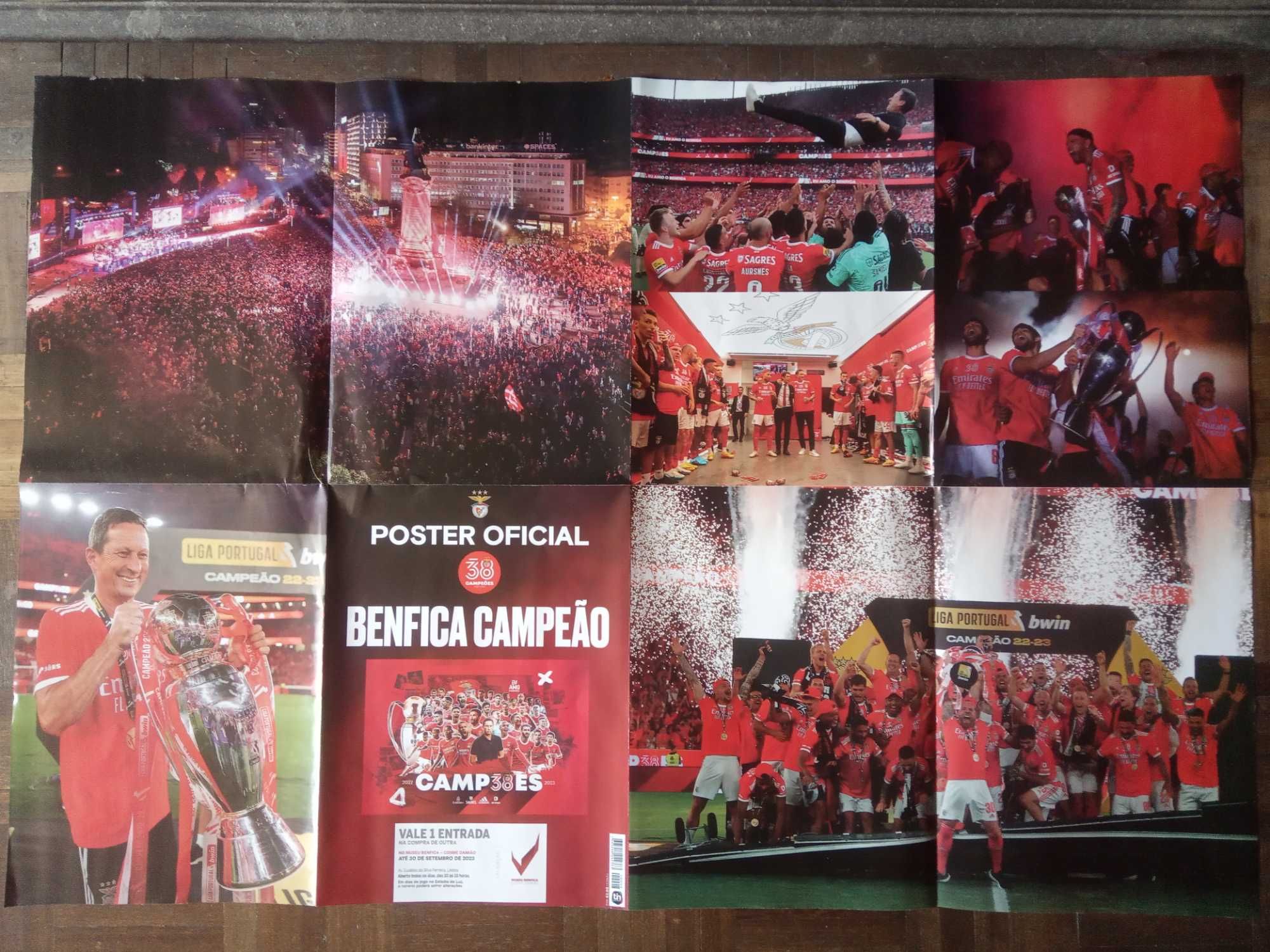 Posters do Benfica. -Unitários ou conjunto.