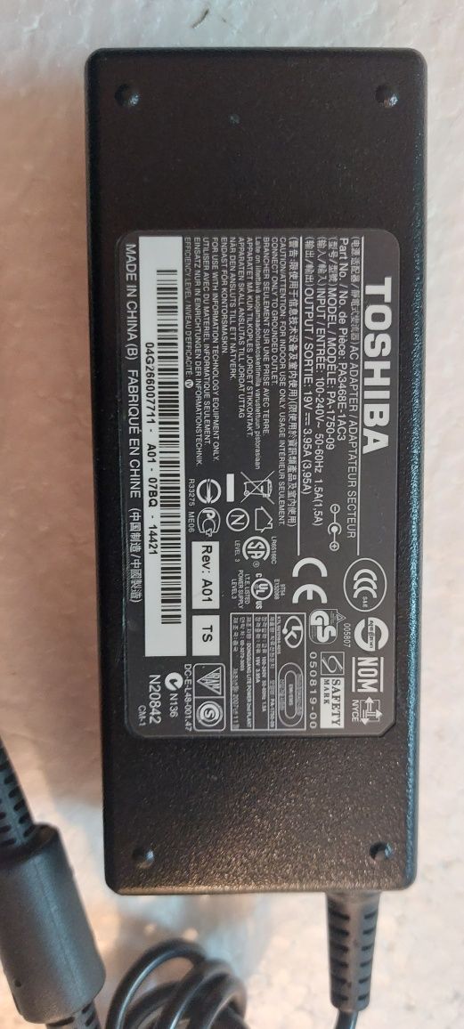 Transformador para Portátil TOSHIBA