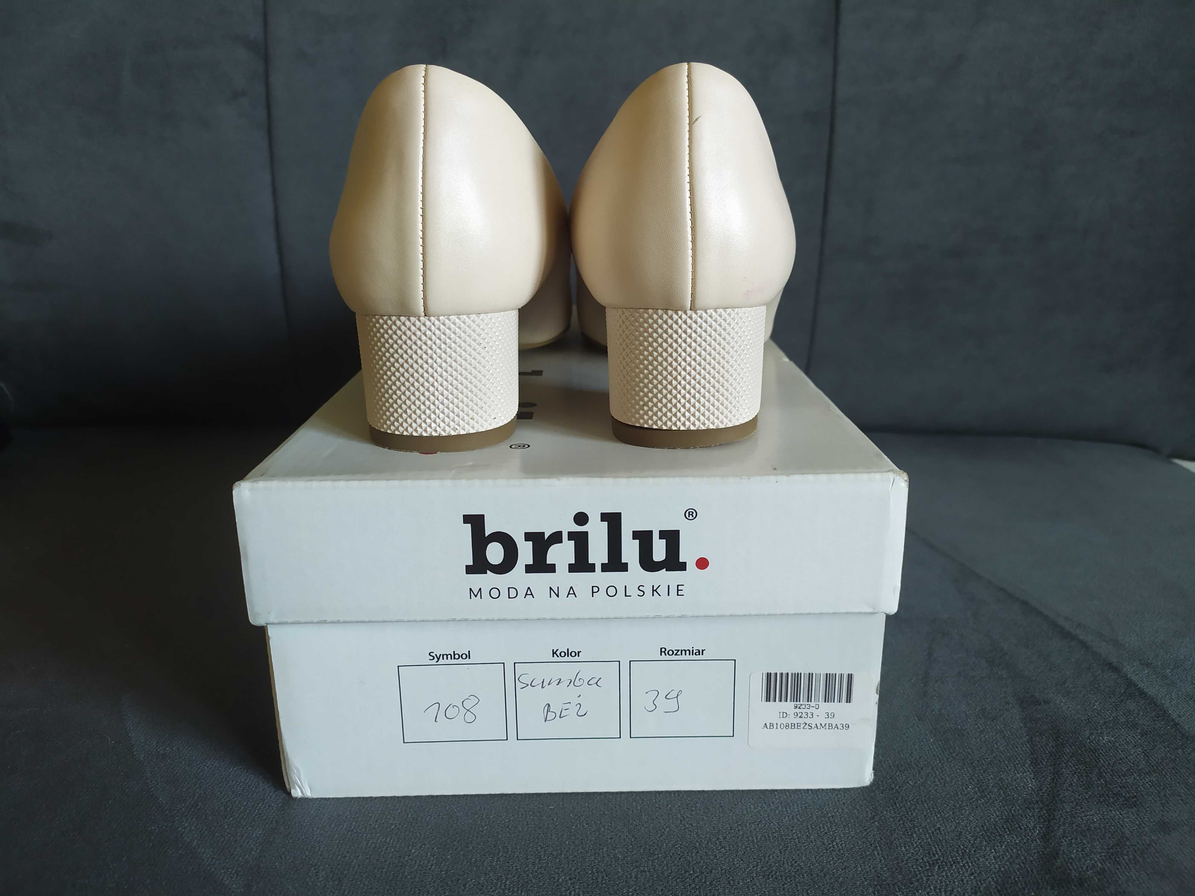 Buty ślubne Brilu, rozm. 39