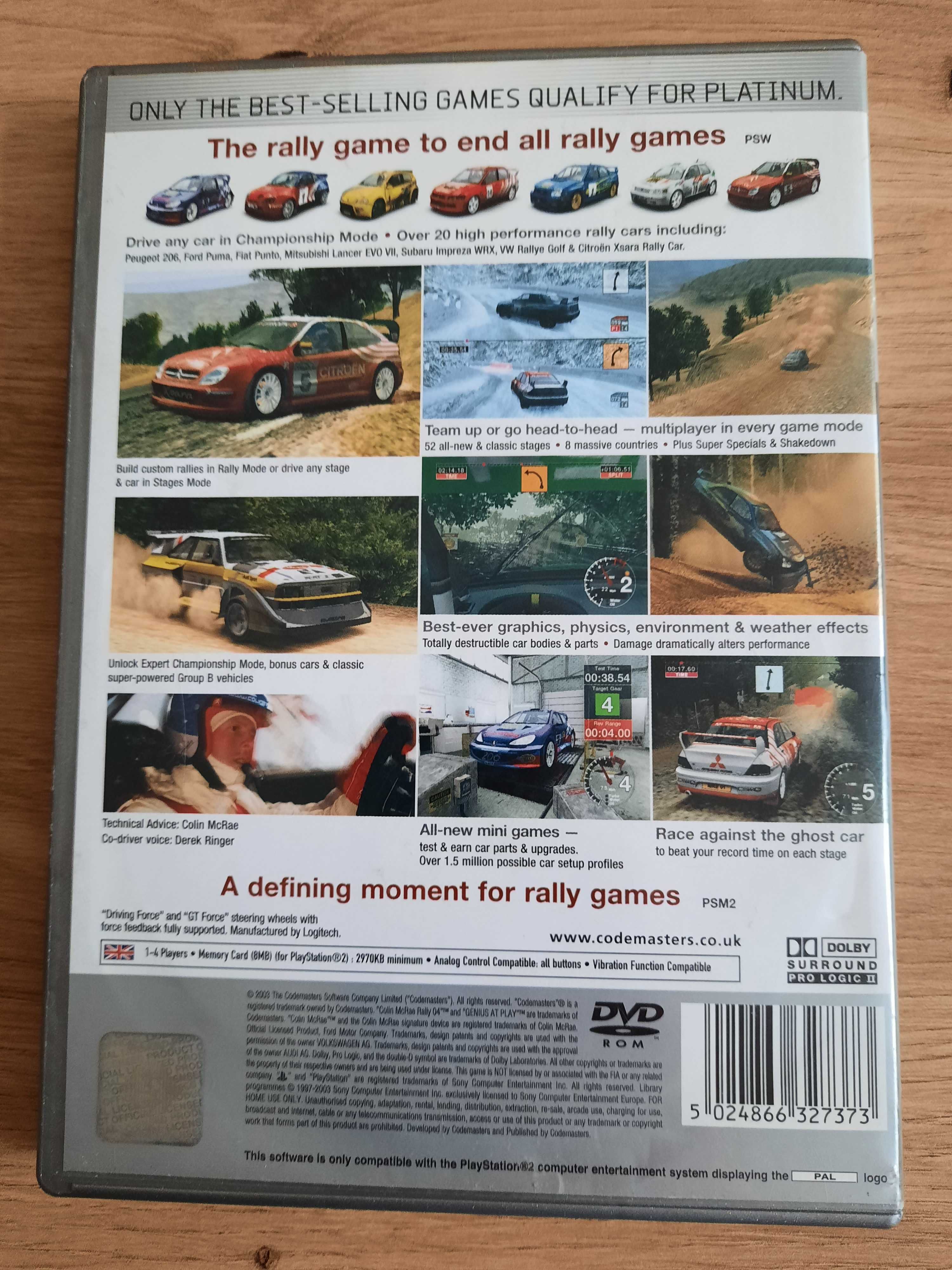 Colin McRae Rally 04 PS2