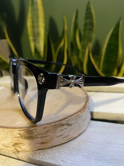 Okulary w stylu Chrome Hearts