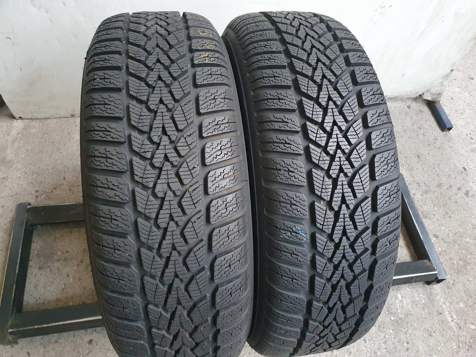 2x Dunlop Winter Response 2  185/60r15  7,8mm