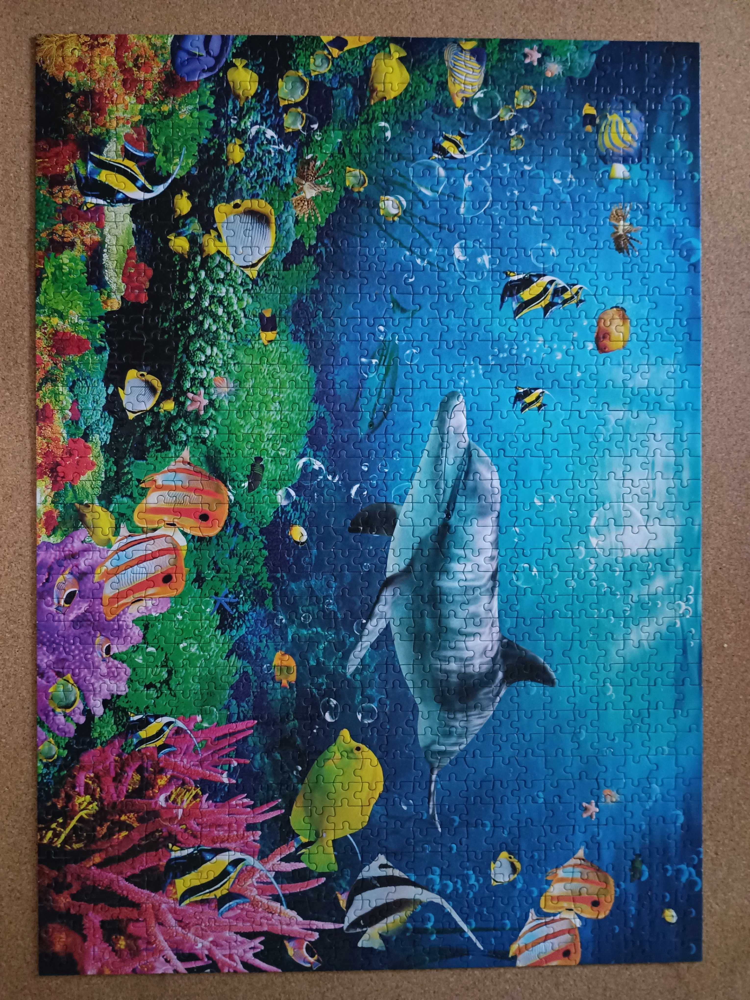 Puzzle 1000 elementów z morskim motywem.