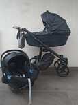 Wózek 2/1 Bebetto Luca pro gondola plus fotelik cybex