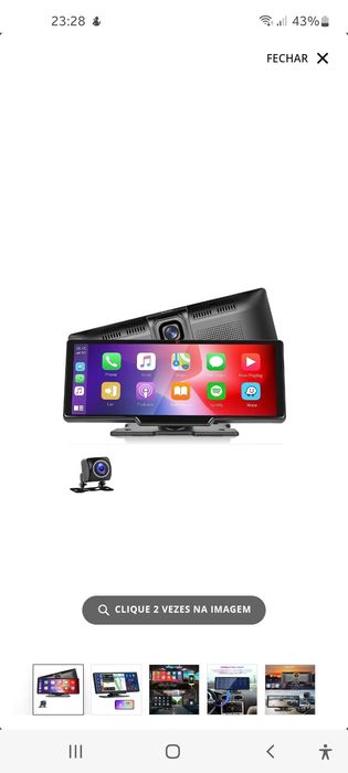 Ecrã tátil sem fios