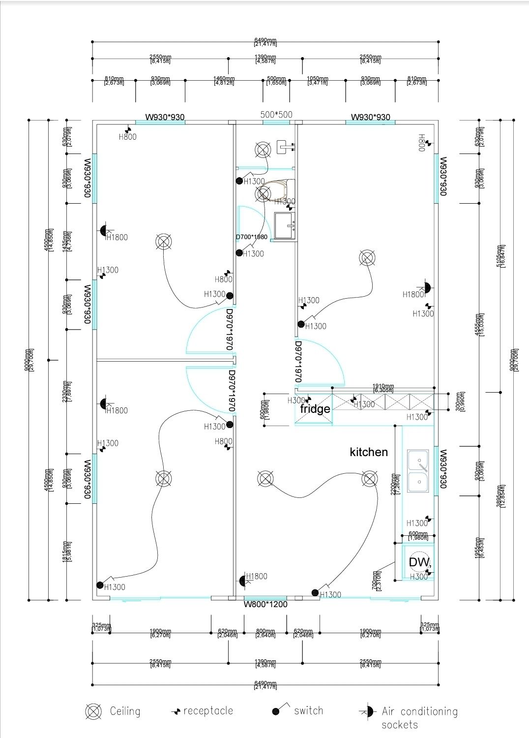 Casa Modular T3 56 mt2