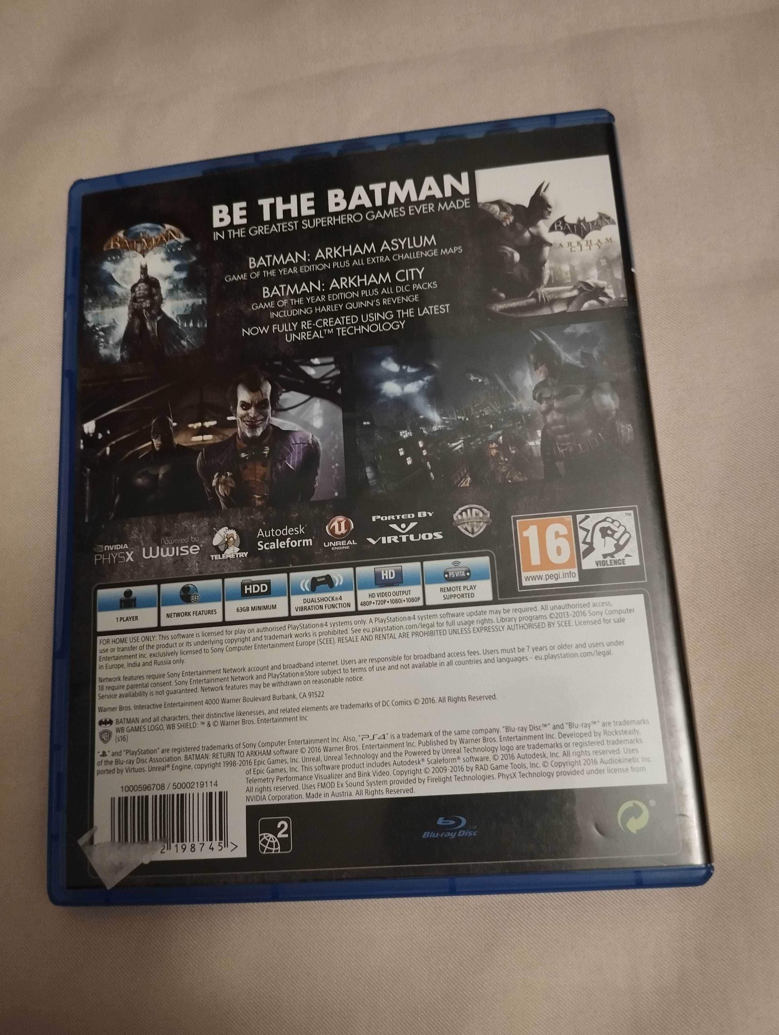 Batman Return to Arkham - PS4 - j.polski, duży wybór gier