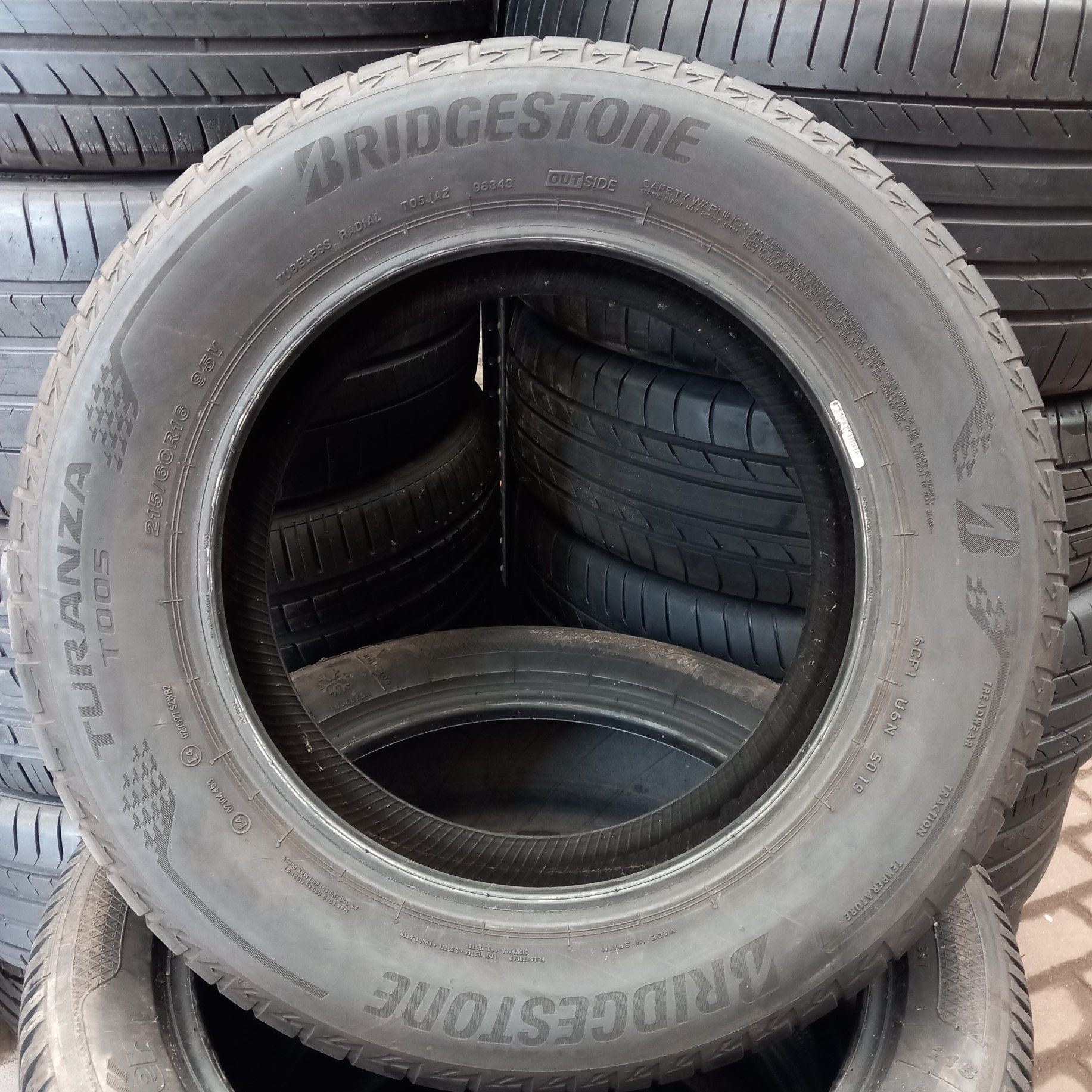 1szt opona letnia  BRIDGESTONE TURANZA T005  215/60R16 95V