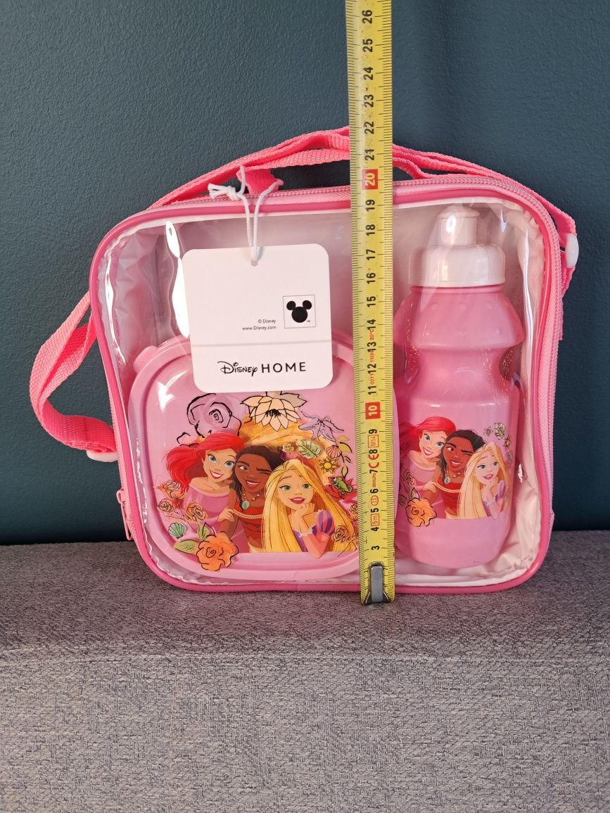 Zestaw śniadaniowy Torba pojemnik butelka disney home lunch box girl