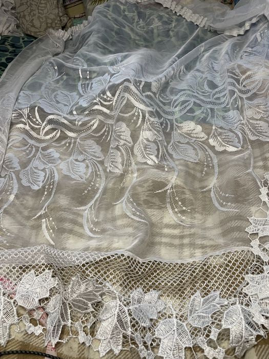 Piękna firanka okienna 1,1 wysoka, 1,9 długa