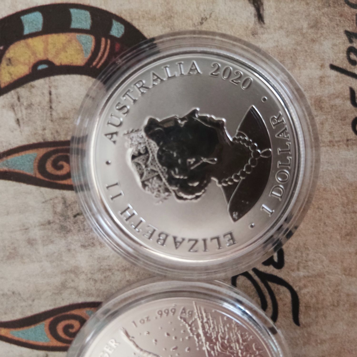 Монета суматранский тигр срібло 9999.99