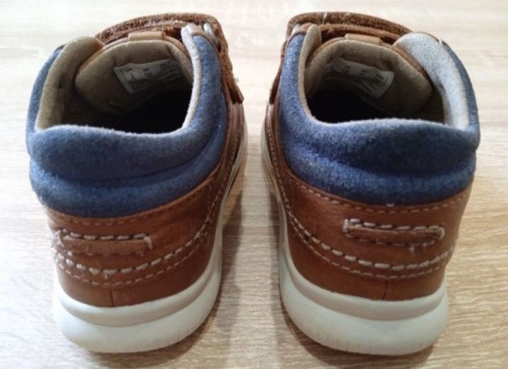 Туфли мокасины Clarks из натуральной кожи 21р.