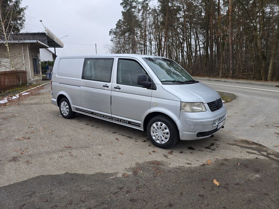 VW T5 Long 2,5 Tdi 130km Vat 1 Cieżarowy klimatyzacja Vebasto