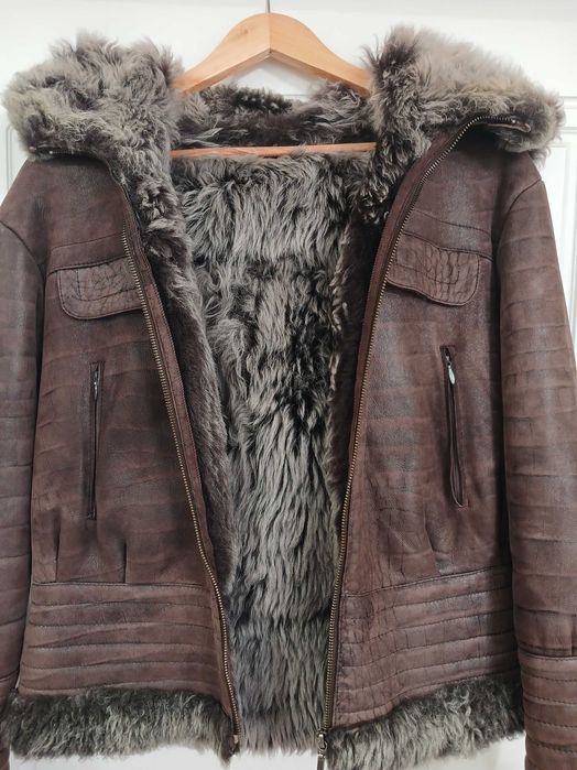 Натуральна дублянка із Шкіри Ягня