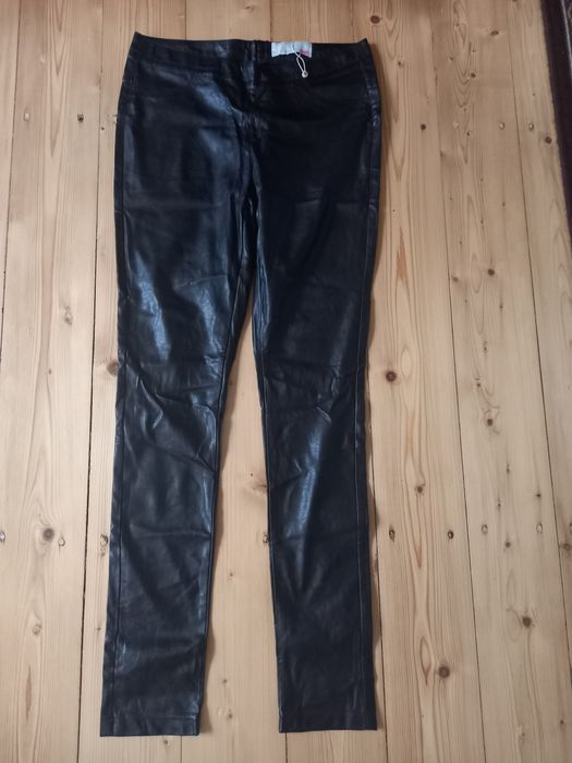 Легінси, лосіни, штани, якісні S/М чорні екошкіра є 2 -х видів