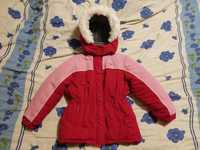 Зимова курточка для дівчинки, ріст 116-122