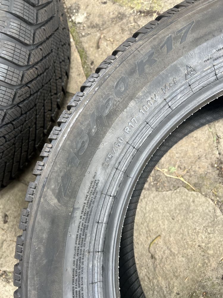 Резина зимова 215 60 r17 pirelli
