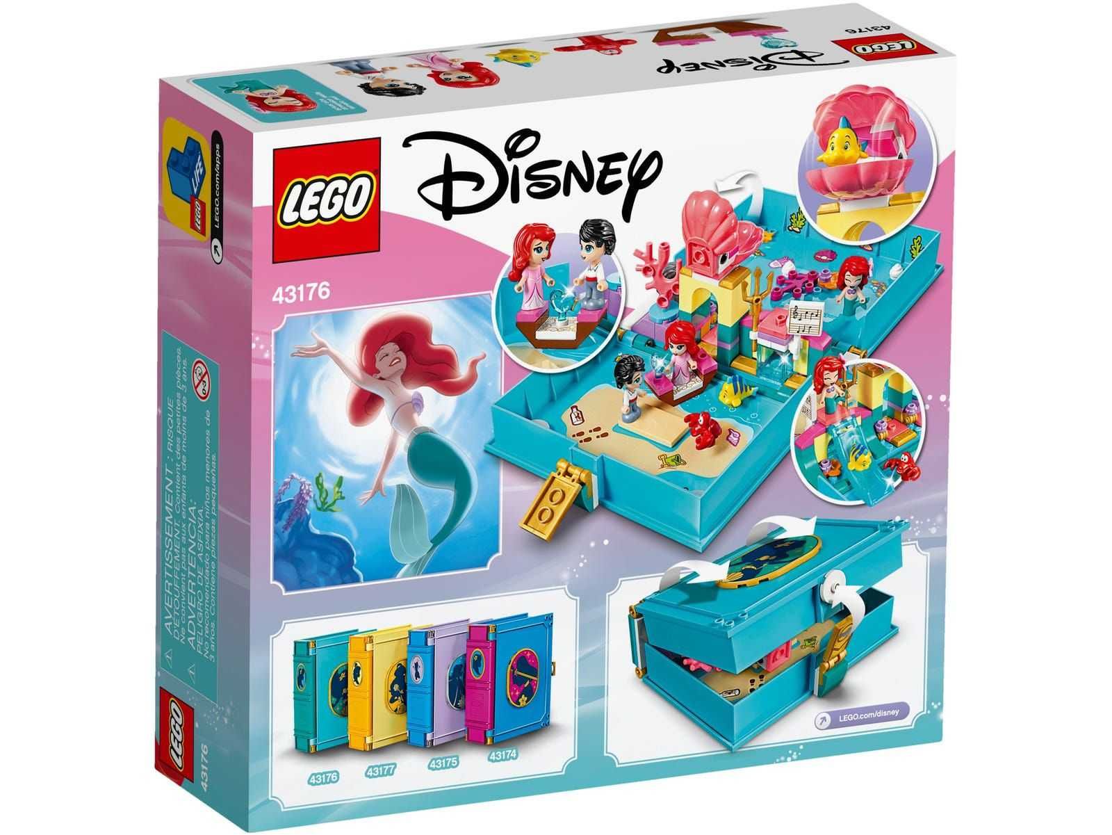 Lego 43176 Disney - Książka z przygodami Arielki NOWE
