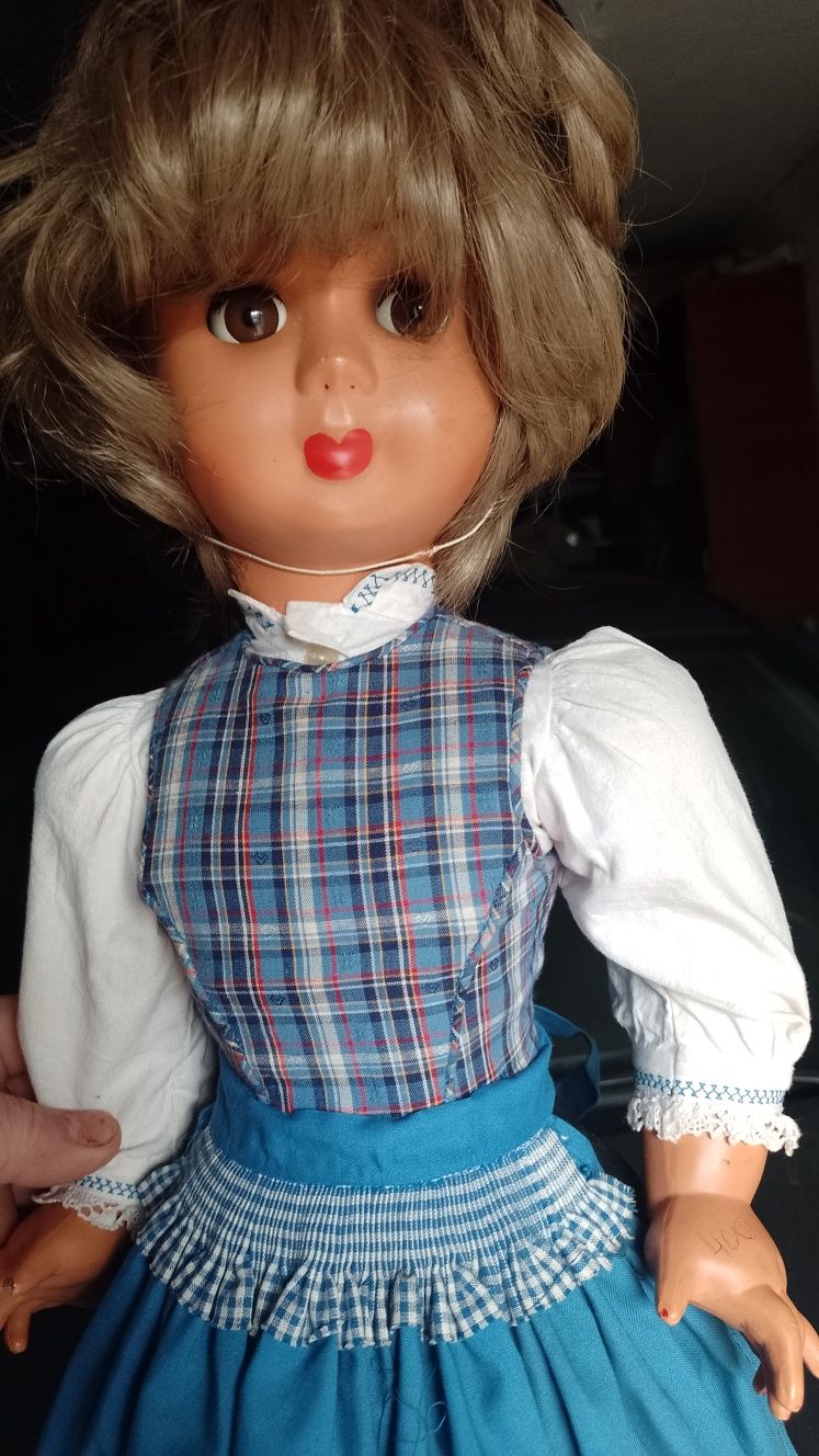 Винтажная целюлоидная кукла Италия