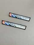 BMW E36 KOMPLET wpinek emblematy MOTORSPORT w listwy boczne