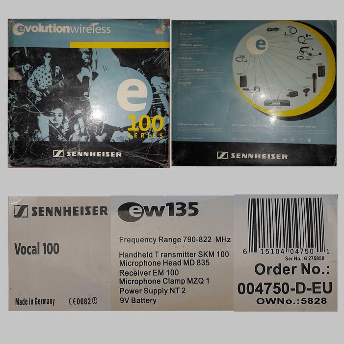 Радиосистема SENNHEISER EW135 Vocal 100 = 100 SERIES (Made in Germany)