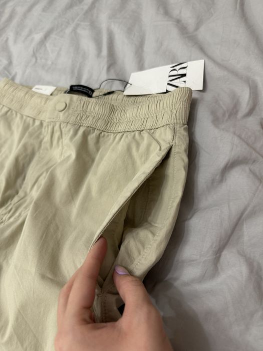 Біжеві Чоловічі штани джогери Zara, розмір M