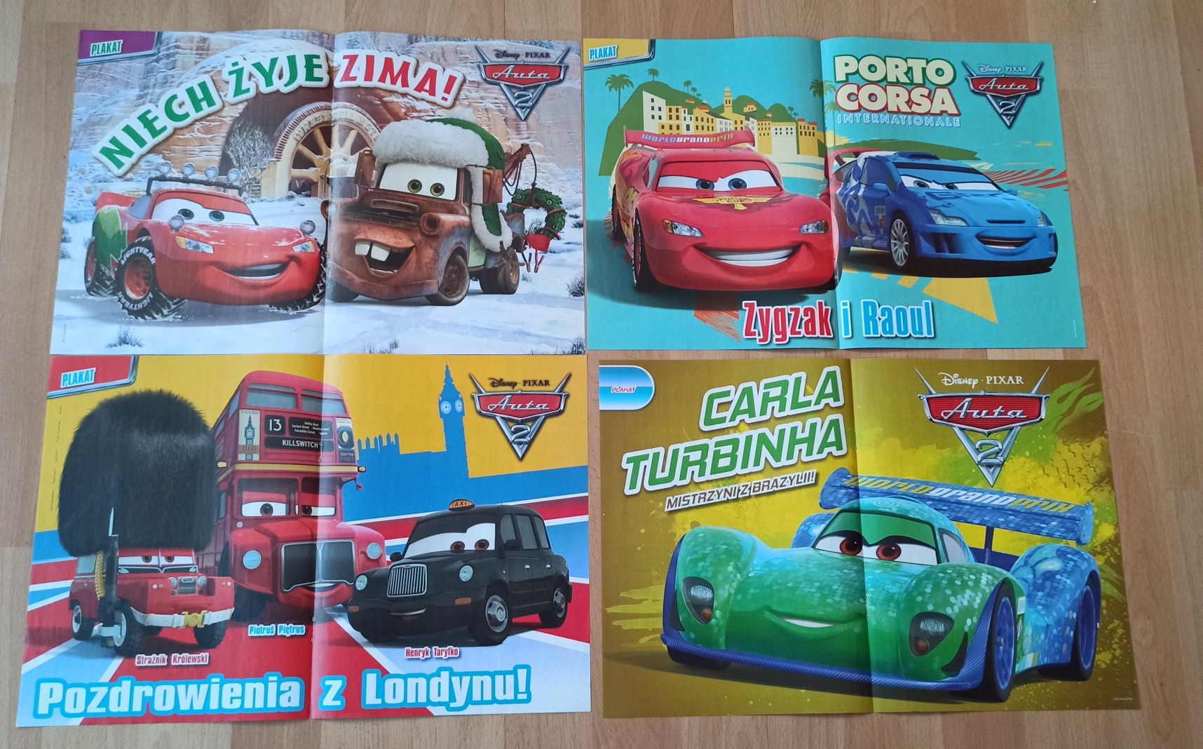 Plakaty auta Cars zygzak mcqueen Pixar kolekcja