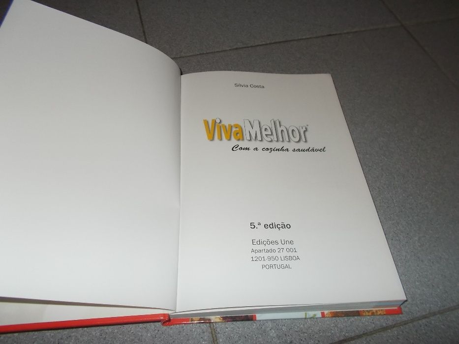 Livro Viva Melhor com a cozinha saudavel