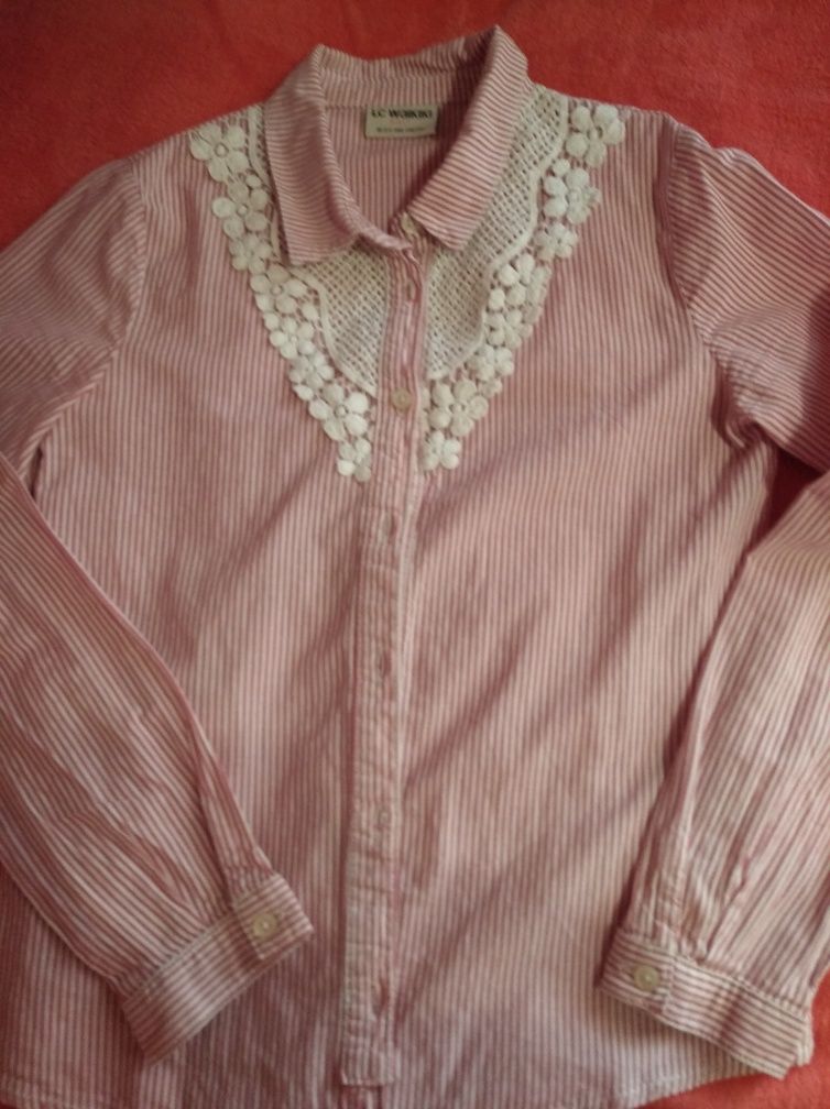 Осіння,шкільна,святкова блузка на дівчину, LC WAIKIKI 140-146 см