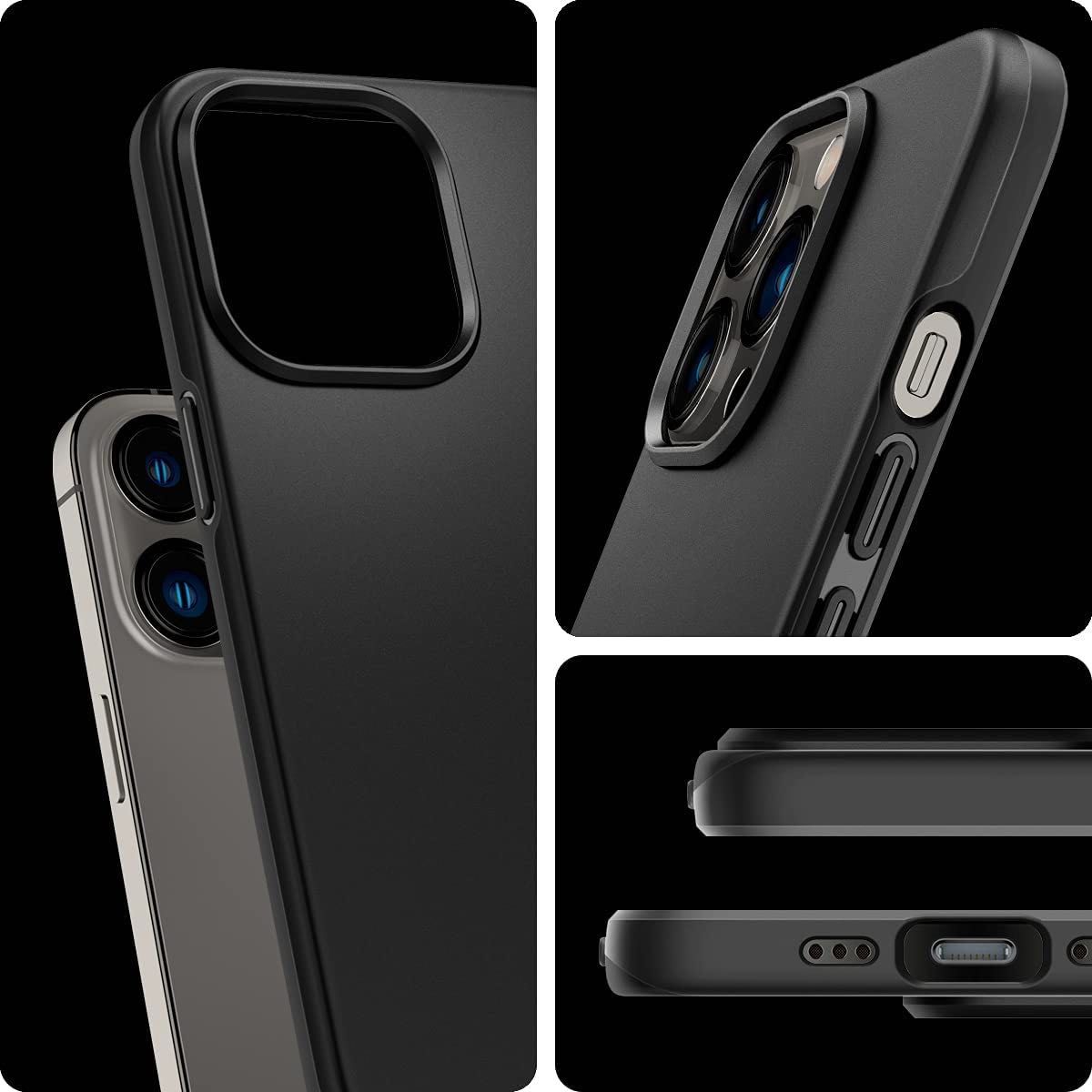 Spigen Capa Thin Fit compatível com iPhone 13 Pro - preto